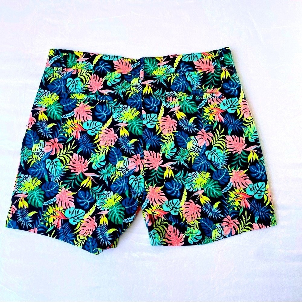 Caribbean Joe & Co Shorts Tropical Floral Print 12 Summer Vacation Coastal